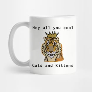 Cool Tiger with a Crown Mug